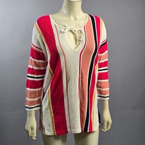 LOFT Elegant Cream Knit Top